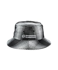 【ANTIQUAGOLF×STCH】UNISEX(ユニセックス) check bucket hat-black