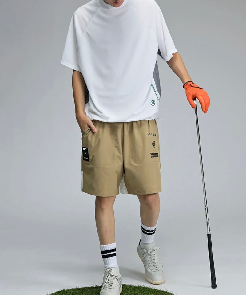 ANTIQUAGOLF×STCH】UNISEX(ユニセックス)logo halfpants-
