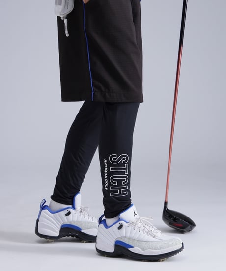 【ANTIQUAGOLF×STCH】Logo leggings-black