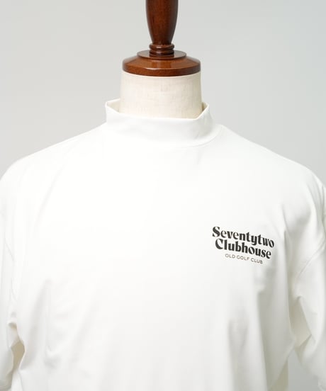 STCH ORIGINAL【OLD GOLF CLUB MOCK NECK-White】