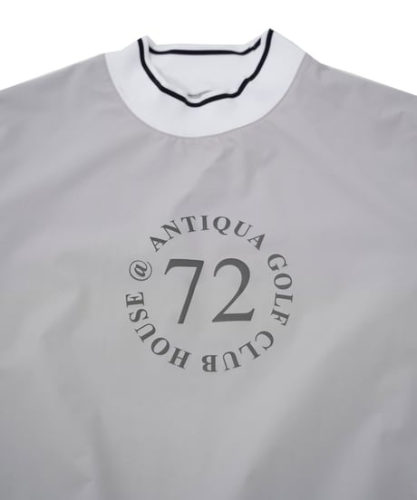 【 ANTIQUAGOLF×STCH 】backcolor mockneck tops-lightgray