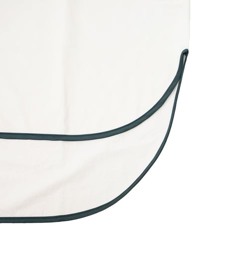 【ANTIQUAGOLF×STCH】UNISEX（ユニセックス）piping mock neck-white
