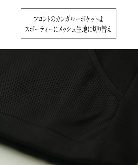 STCH  UNISEX（ユニセックス）【Clover logo hoodie-Black】