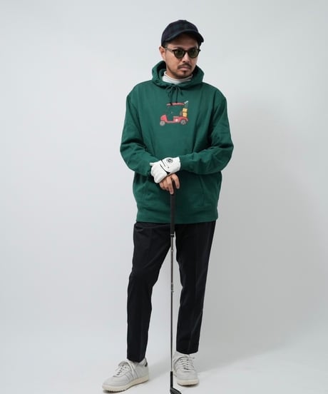 STCH  UNISEX（ユニセックス）【Cart logo hoodie-green】