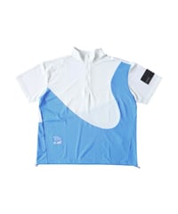 【ANTIQUA GOLF×STCH】Color block Tops-bluemix