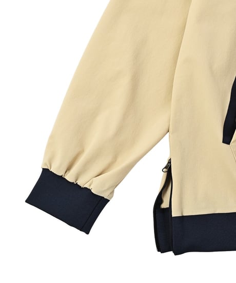 【ANTIQUA GOLF × STCH】Logo Half-Zip-beige