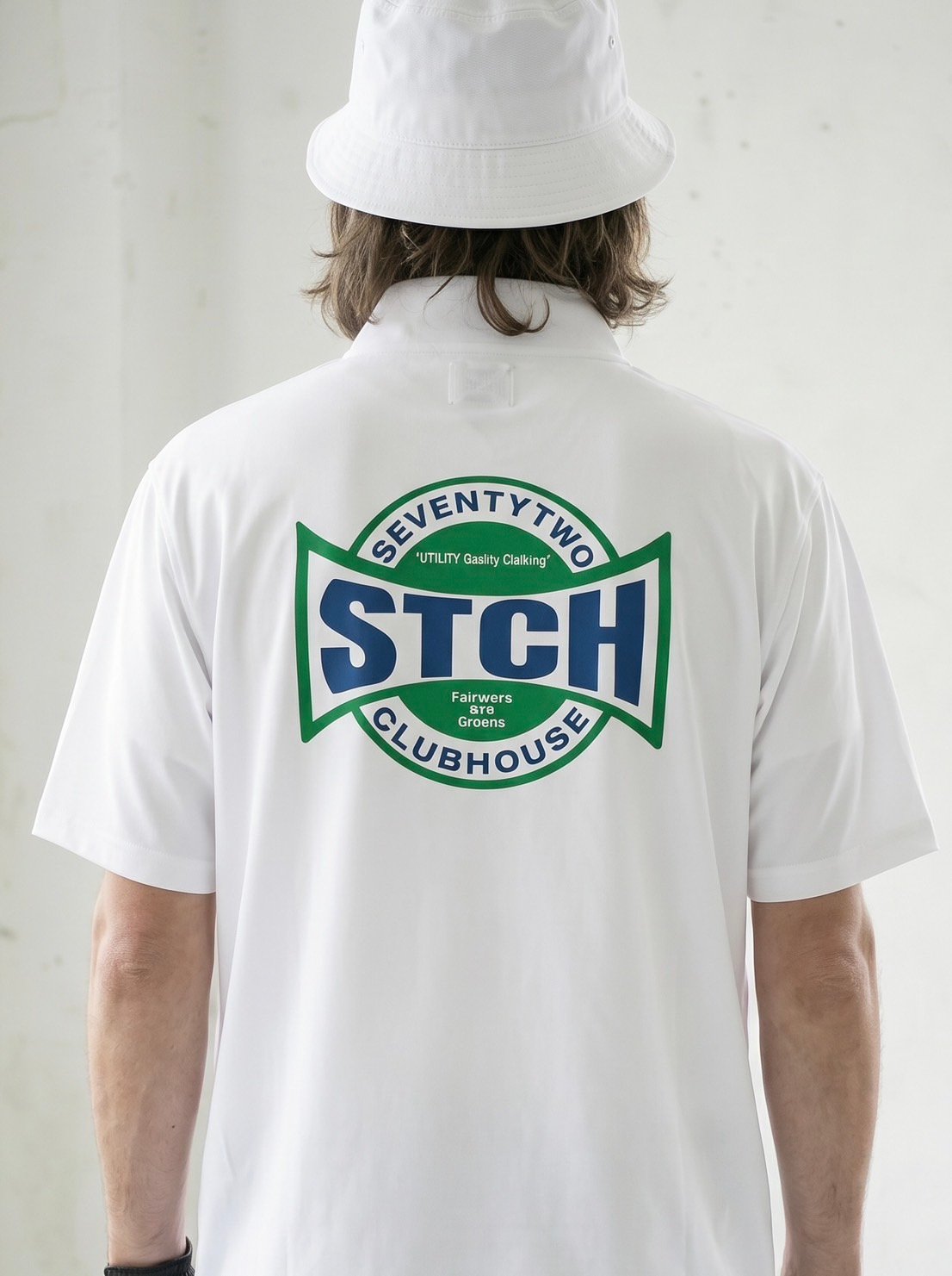 STCH ORIGINAL 【mock neck STCH FAIRWAYS & GREENS