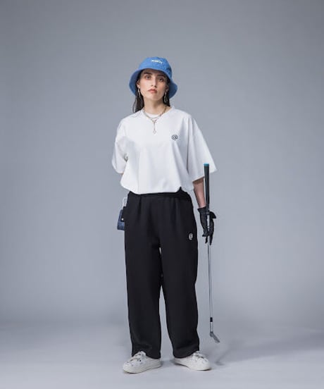 【ANTIQUAGOLF×STCH】UNISEX（ユニセックス）back print tee-white
