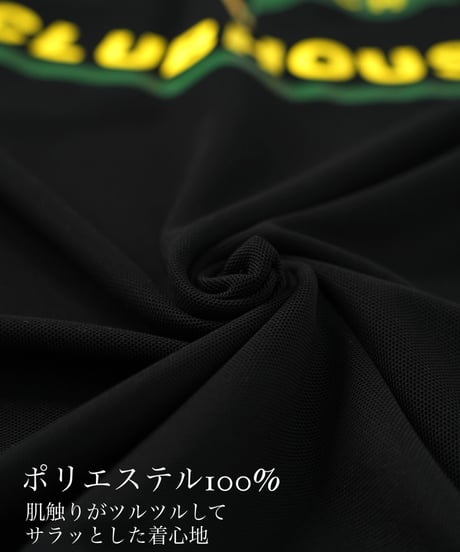 STCH ORIGINAL【Flag logo polo L/S-black】