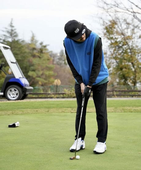 STCH【new golfman cap-black】