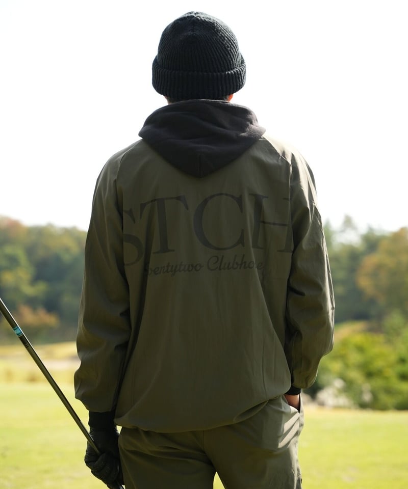 melple×STCH 【Tomcat V-neck pullover olive（トムキャッ