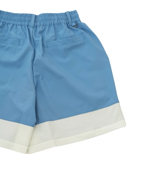 【ANTIQUAGOLF×STCH】UNISEX(ユニセックス)logo halfpants-blue