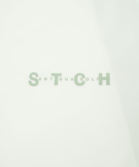 【 ANTIQUAGOLF×STCH 】Asymmetry Logo Tops-white