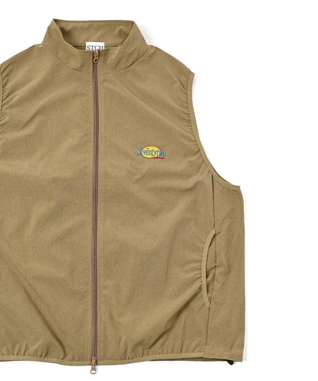 STCH ORIGINAL【Old circle logo vest -beige】