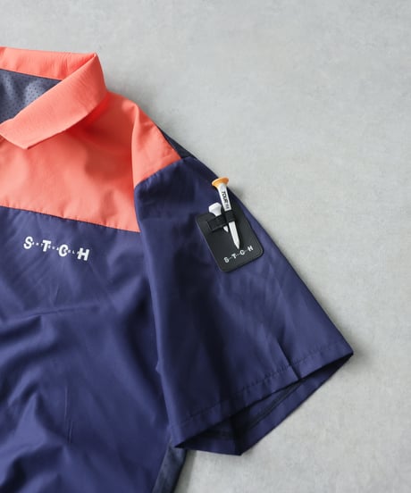 【ANTIQUA GOLF×STCH】Colored Tech Tops-navy