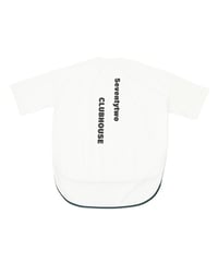 【ANTIQUAGOLF×STCH】UNISEX（ユニセックス）piping mock neck-white