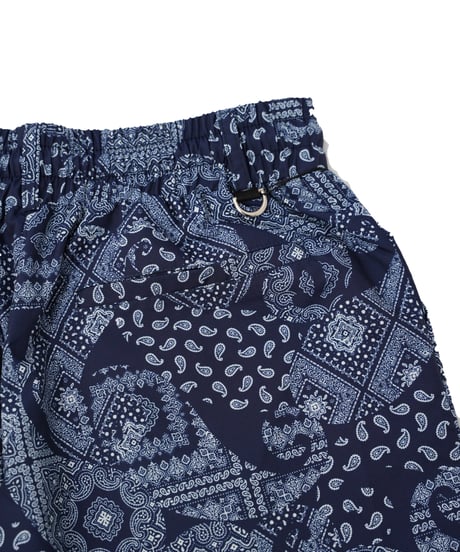 【 ANTIQUAGOLF×STCH 】paisley half pants-navy