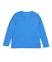 【ANTIQUAGOLF×STCH】UNISEX（ユニセックス）接触冷感×UVカット longsleeve under shirt-blue
