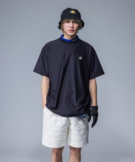 【ANTIQUAGOLF×STCH】UNISEX（ユニセックス）back print tee-black