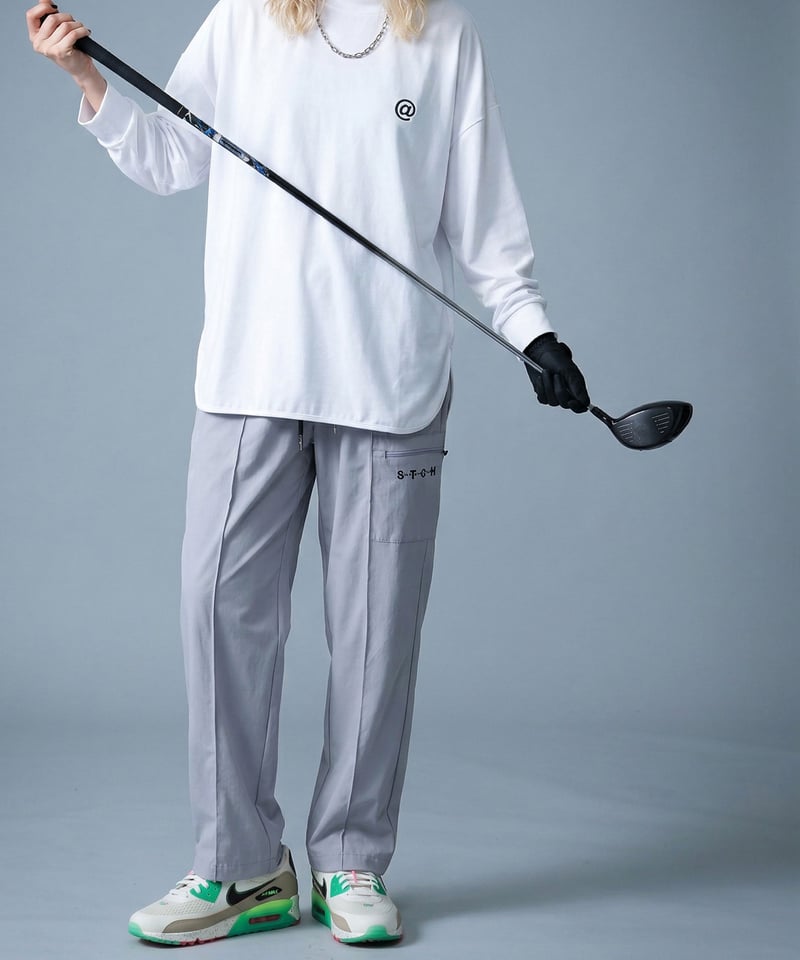 ANTIQUA GOLF×STCH】Zip Design Logo Pants-light