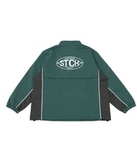 【ANTIQUAGOLF×STCH】 Half Zip LOGO Tops-green