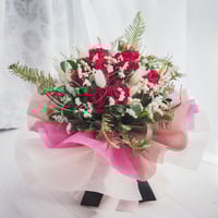 ミモザとユーカリのドライフラワーブーケ | Kaguwa