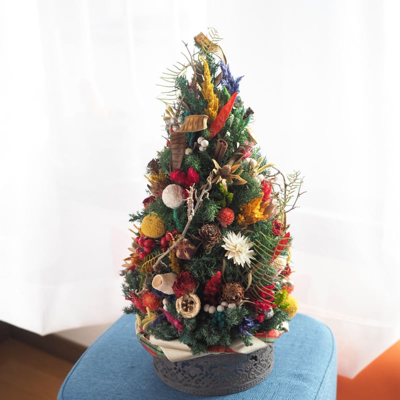 ドライフラワーのクリスマスツリー M | Kaguwa