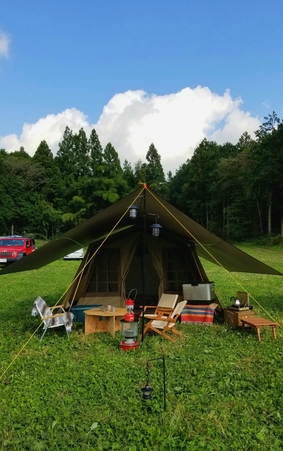 キャバノンビンテージテント鉄骨テント