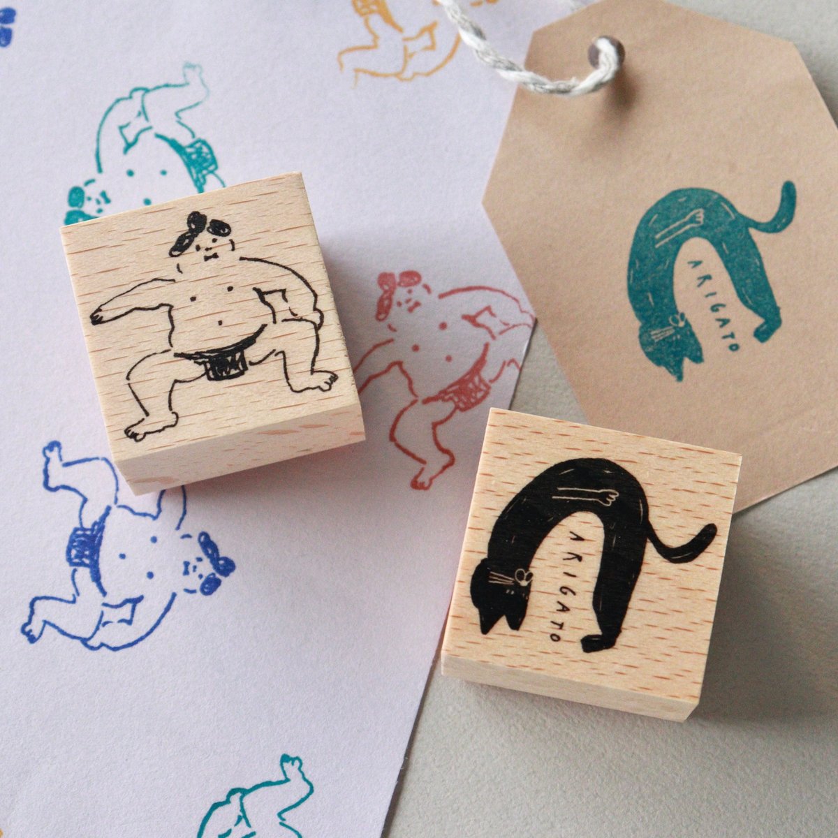 anyオリジナルスタンプ・SUMO/おじぎ猫 | any.paper by REGARO PA