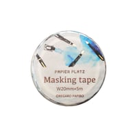 any. paper マスキングテープ　　箔押し万年筆