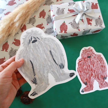 YETI (イエティ)ダイカットポストカード