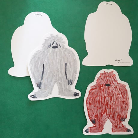 YETI (イエティ)ダイカットポストカード