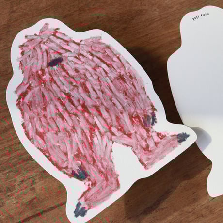 YETI (イエティ)ダイカットポストカード