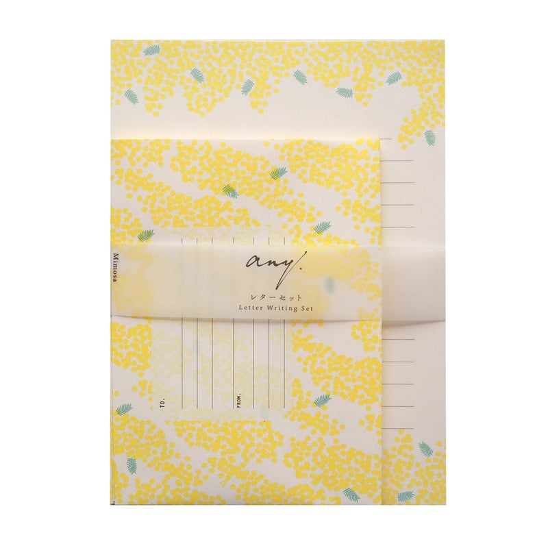 any. paper レターセット ミモザ | any.paper by REGARO PAP