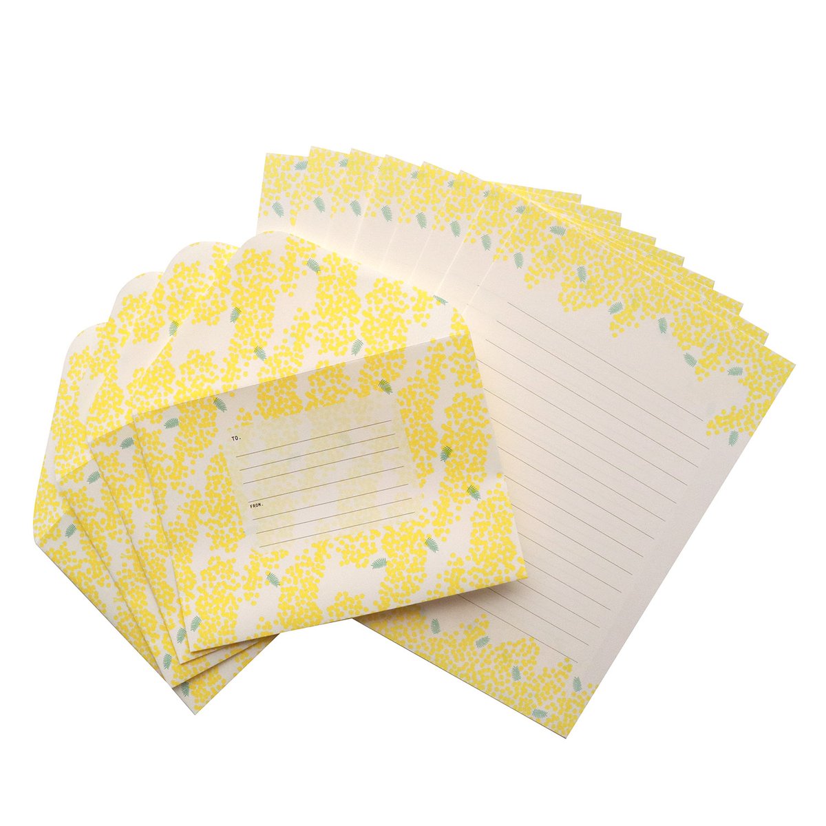 any. paper レターセット ミモザ | any.paper by REGARO PAP