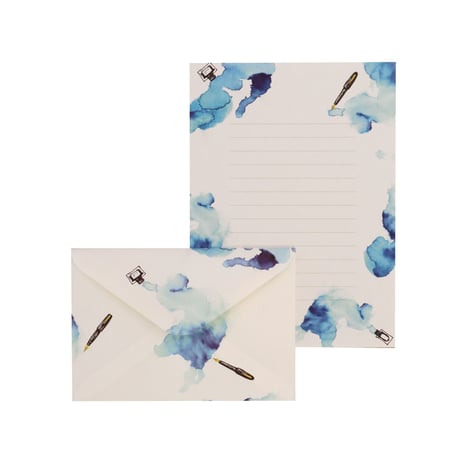 any. paper レターセット　万年筆