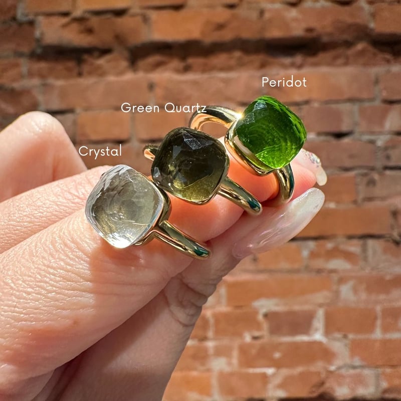 9号・13号サイズ追加】 344R クリスタルリング | seasukii