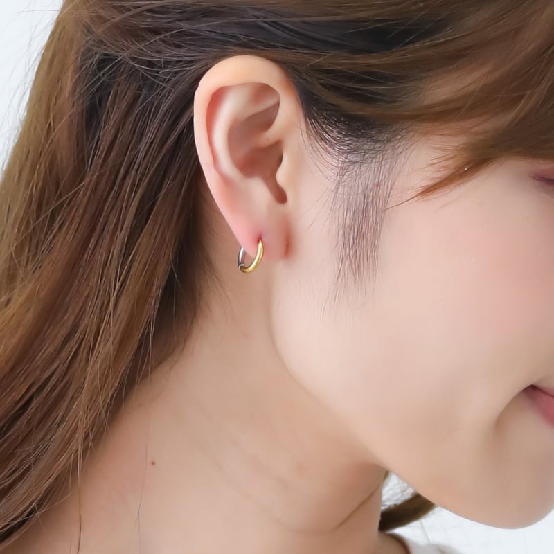 368P mixカラーワンタッチフープピアス | seasukii 368P mixカラーワンタッチフープピアス | seasukii