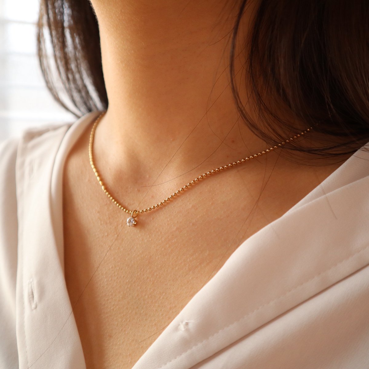 再入荷】193N ステンレスジルコニアトップネックレス☆JO1白岩瑠姫さん