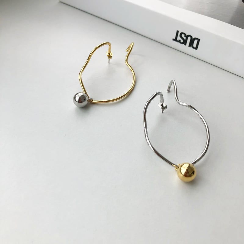 303P 2way片耳ピアス（左耳用） | seasukii