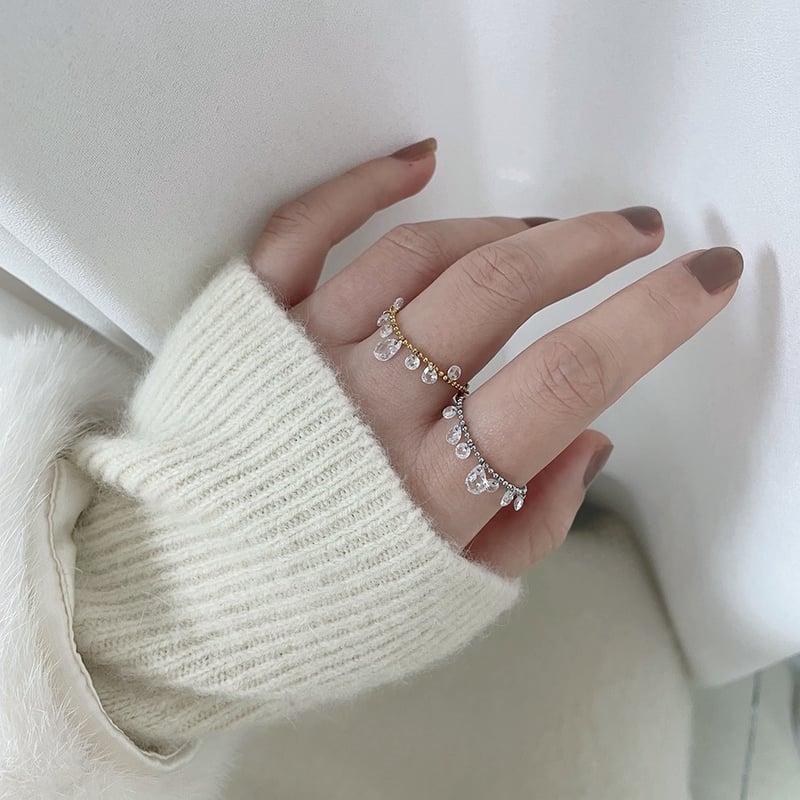 STAR JEWELRY　パール　チェーン リング STAR JEWELRY スタージュエリー JEWELRYスター パールリング