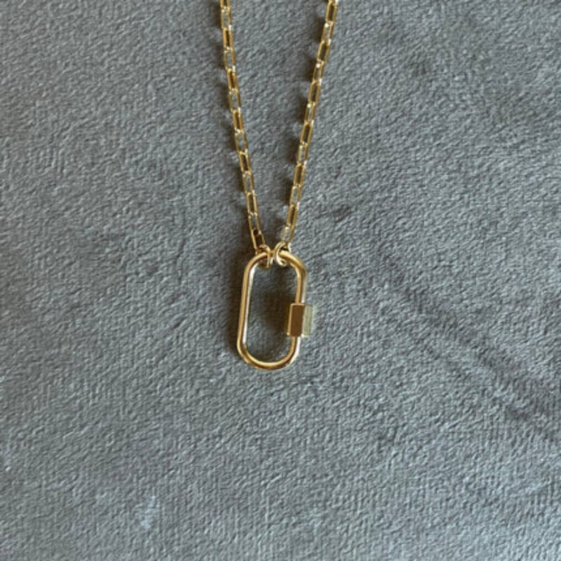 chopovalowena カラビナネックレス Chopova Lowena カラビナ ネックレス | シルバートーン