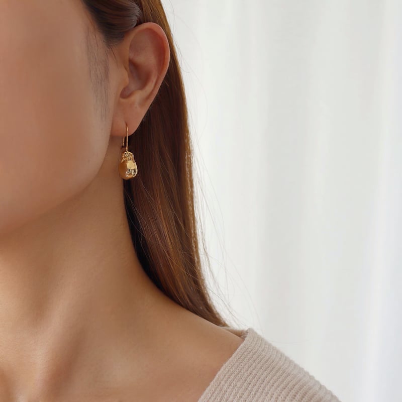 281P metalバロックパールピアス | seasukii 281P metalバロックパールピアス | seasukii