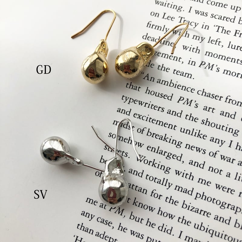 281P metalバロックパールピアス | seasukii