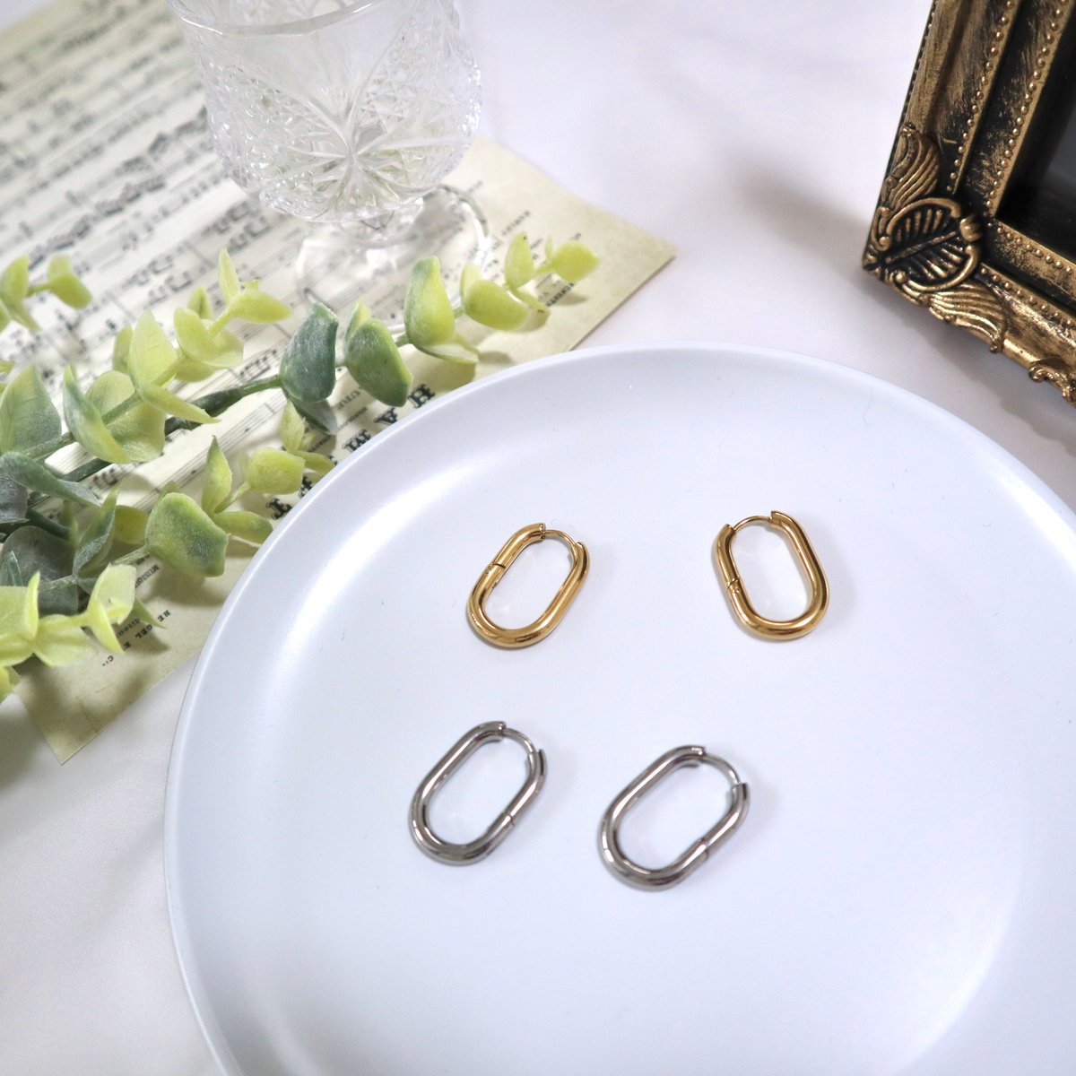 385P ステンレスワンタッチピアス | seasukii