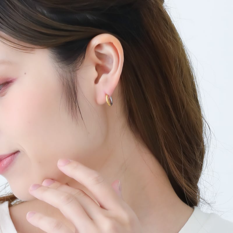 368P mixカラーワンタッチフープピアス | seasukii 368P mixカラーワンタッチフープピアス | seasukii