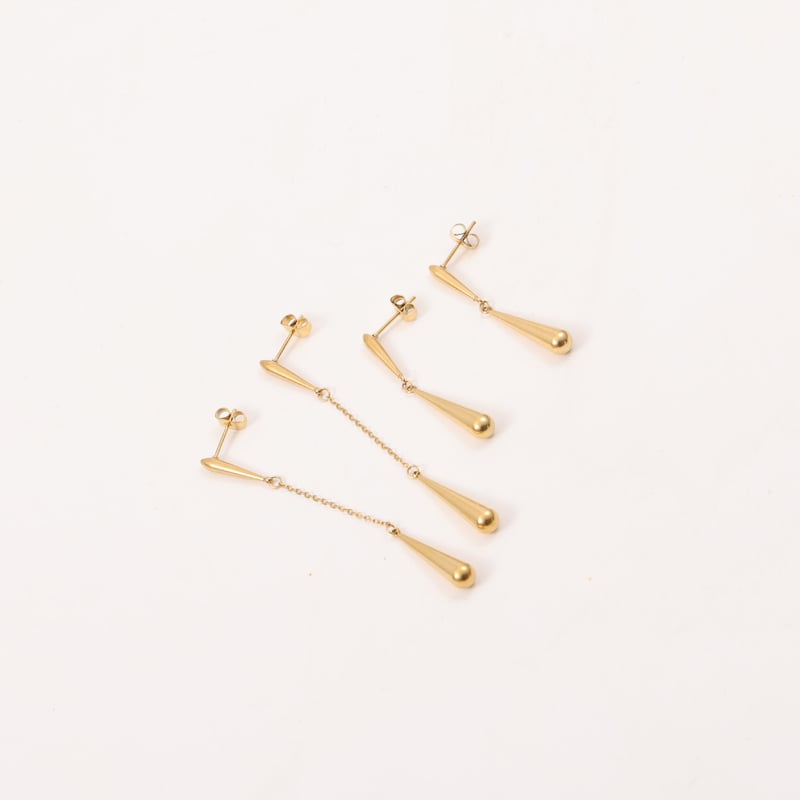 405P ウォータードロップピアス | seasukii