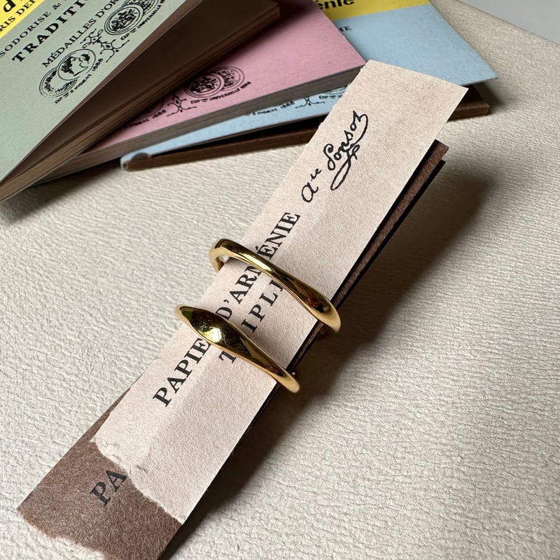 279R ステンレス二連リング | seasukii