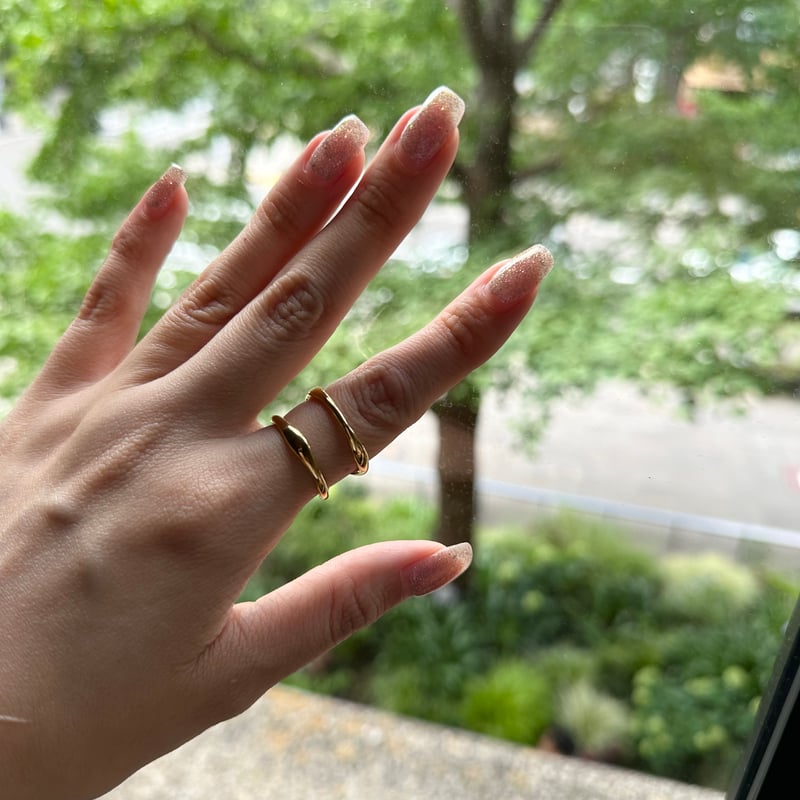 279R ステンレス二連リング | seasukii