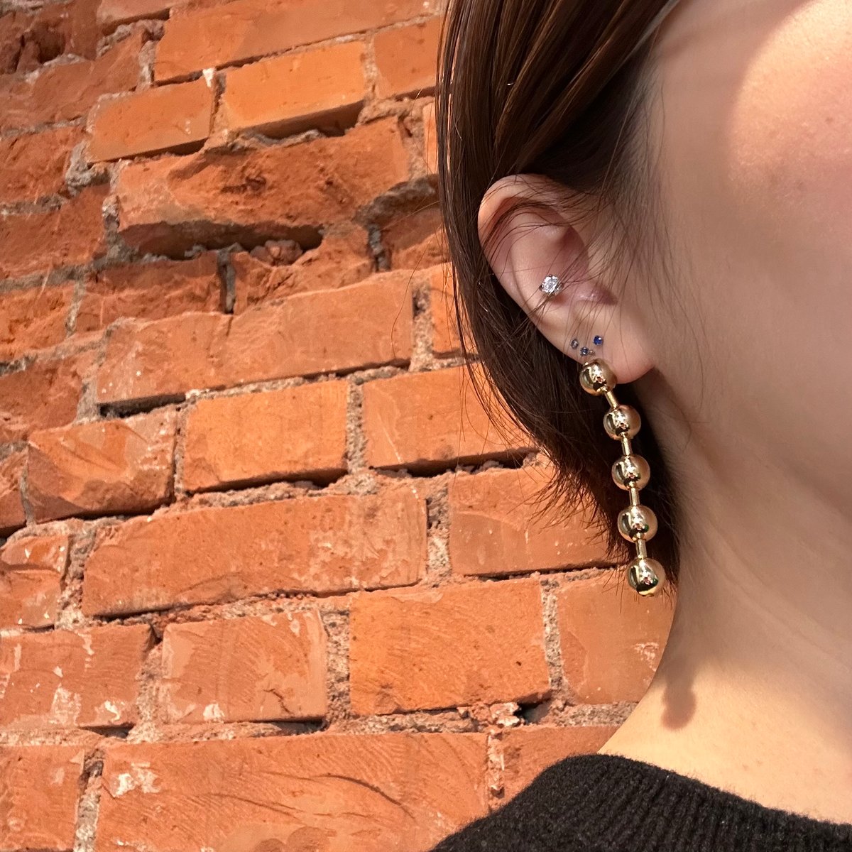 ピアス　No.5237 KMJA0145__YG GURU-GURU ピアス｜ピアス｜ヴァンドーム青山